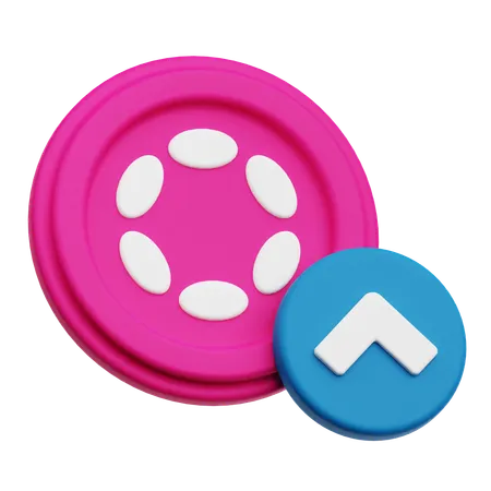 Polkadot Up  3D Icon