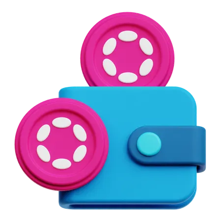 Polkadot Wallet  3D Icon