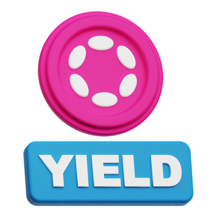Polkadot Yield  3D Icon