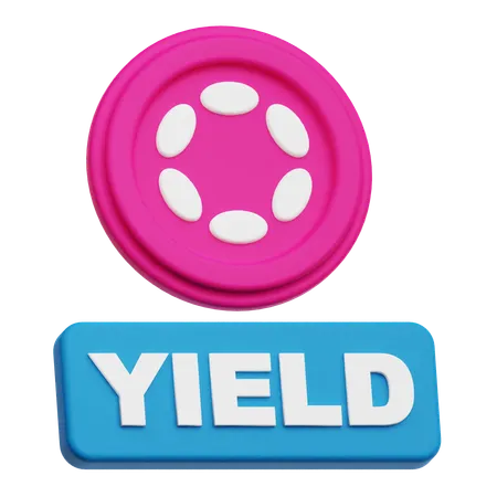 Polkadot Yield  3D Icon