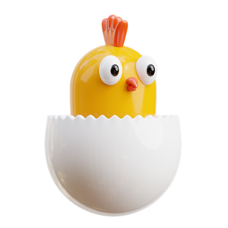 Pollito de pascua  3D Icon