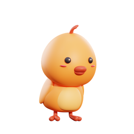 Pollo  3D Illustration