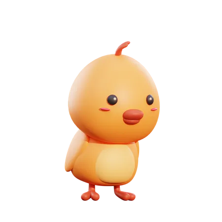 Pollo  3D Illustration