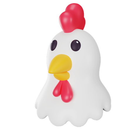 Pollo  3D Icon