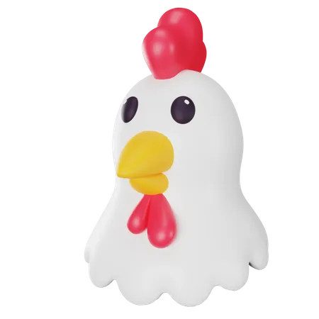 Pollo  3D Icon