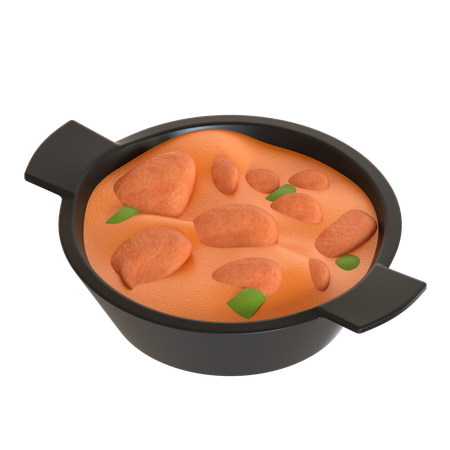 Pollo de mantequilla  3D Icon