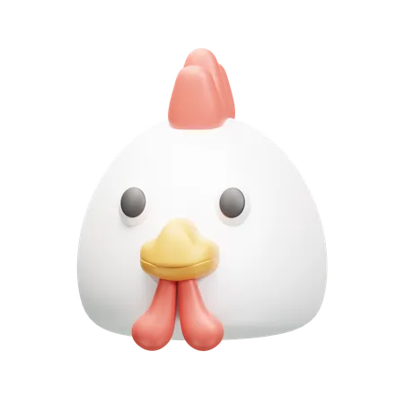 Pollo animado  3D Icon