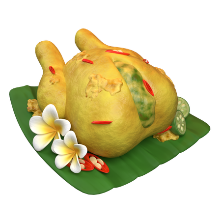 Betutu de pollo  3D Icon