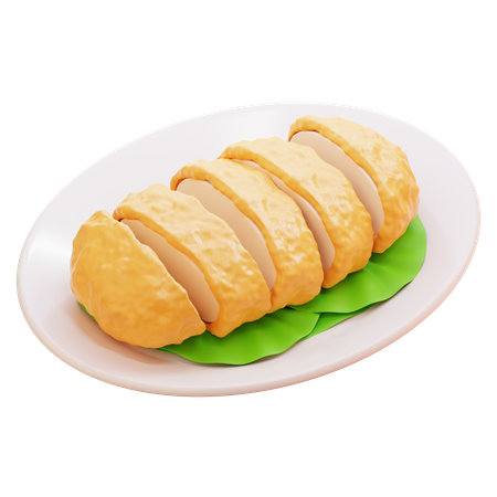 Katsu de pollo  3D Icon