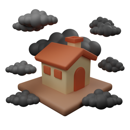 Pollution  3D Icon