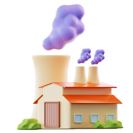 Pollution  3D Icon
