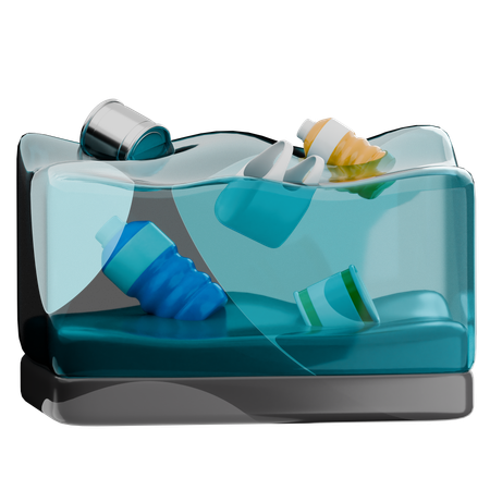 Pollution marine  3D Icon