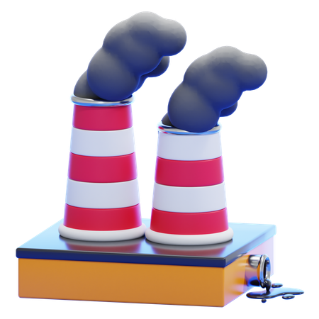 POLLUTIONS  3D Icon
