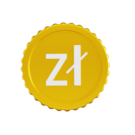 Polnische Zloty-Münze  3D Icon