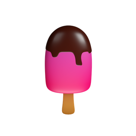 Polo de fresa  3D Icon