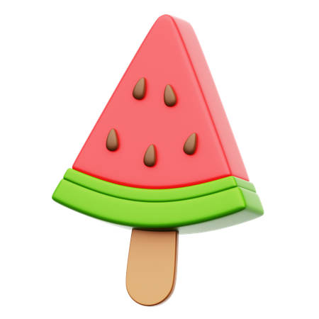 Polo de sandia  3D Icon