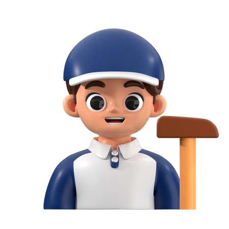 Polo Player Avatar  3D Icon