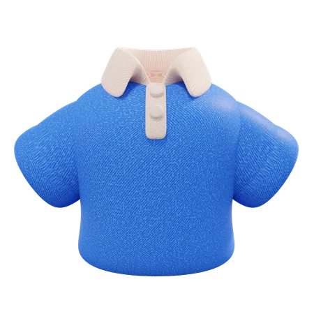 T-shirt polo  3D Icon