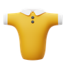 golf shirt emoji 3d