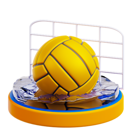 Ballon d'eau de polo  3D Icon