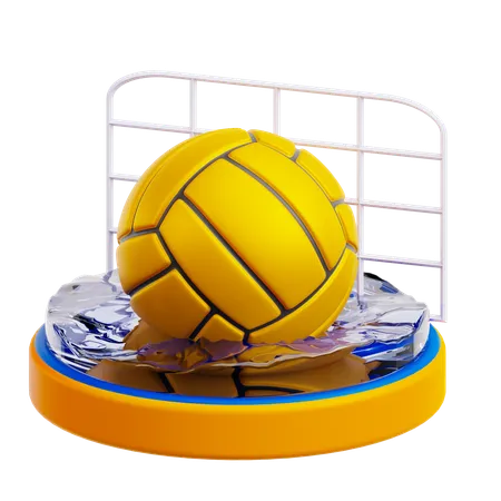 Ballon d'eau de polo  3D Icon