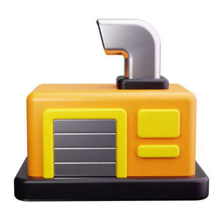 Poluição  3D Icon