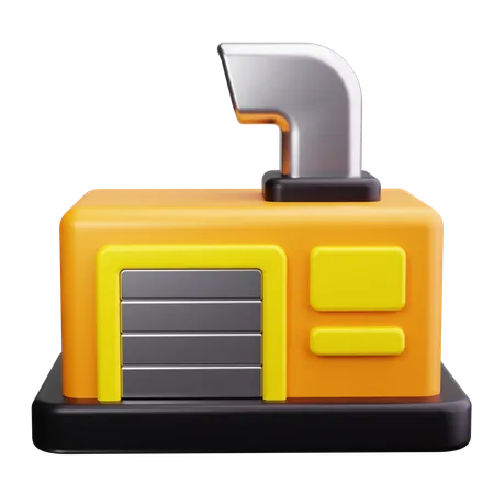 Poluição  3D Icon