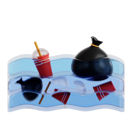 Poluição  3D Icon