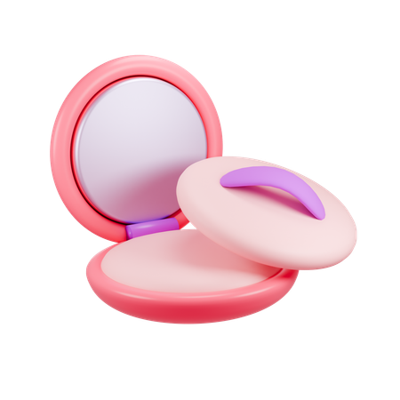 Polvo compacto  3D Icon