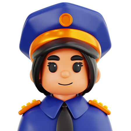 Polwan  3D Icon