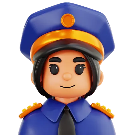 Polwan  3D Icon