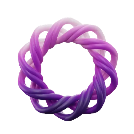 Poly-Twist-Knoten  3D Icon