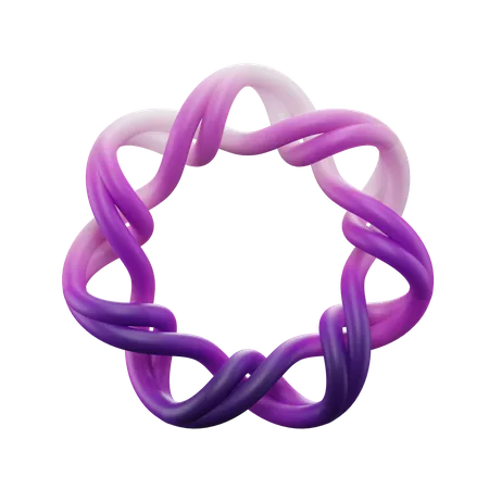 Poly-Twist-Knoten  3D Icon