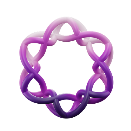 Poly-Twist-Knoten  3D Icon