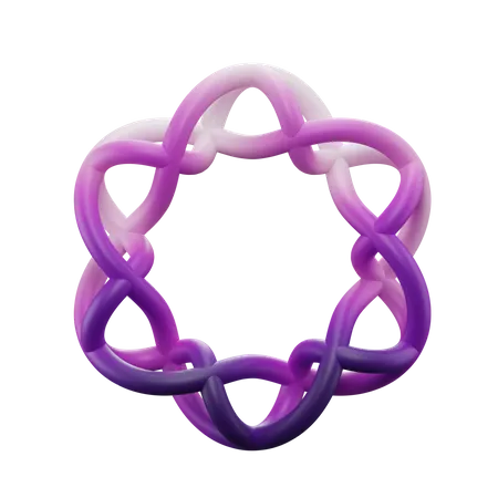 Poly-Twist-Knoten  3D Icon