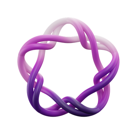 Poly-Twist-Knoten  3D Icon