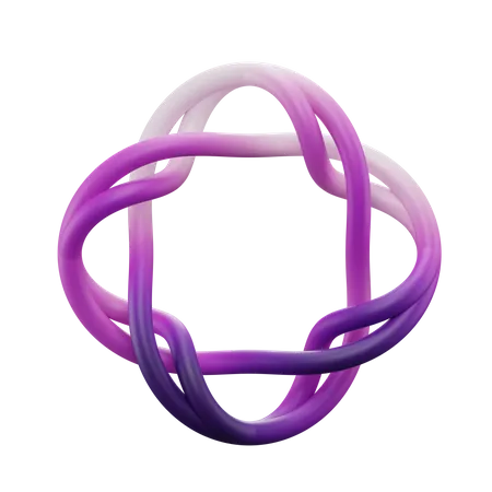 Poly-Twist-Knoten  3D Icon