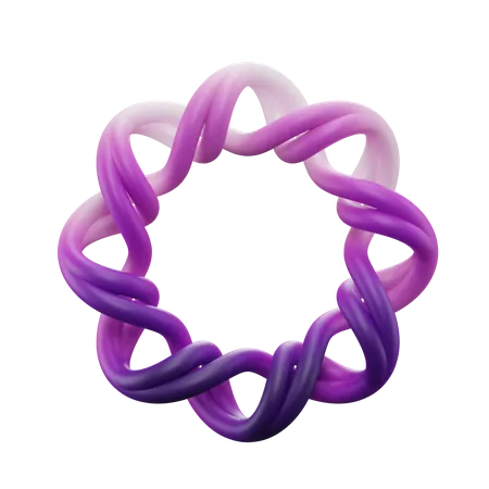 Poly-Twist-Knoten  3D Icon