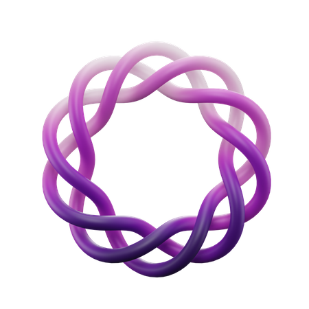 Poly-Twist-Knoten  3D Icon