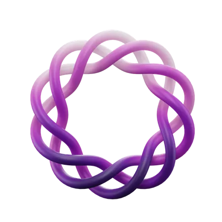 Poly-Twist-Knoten  3D Icon