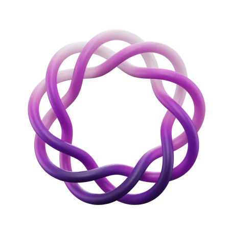 Poly-Twist-Knoten  3D Icon