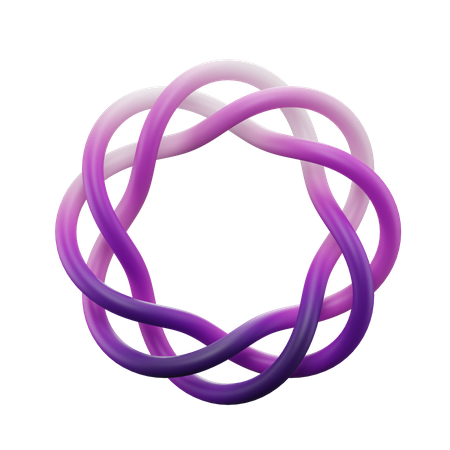 Poly-Twist-Knoten  3D Icon