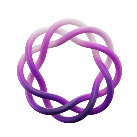 Poly-Twist-Knoten  3D Icon