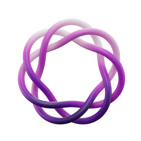 Poly-Twist-Knoten  3D Icon