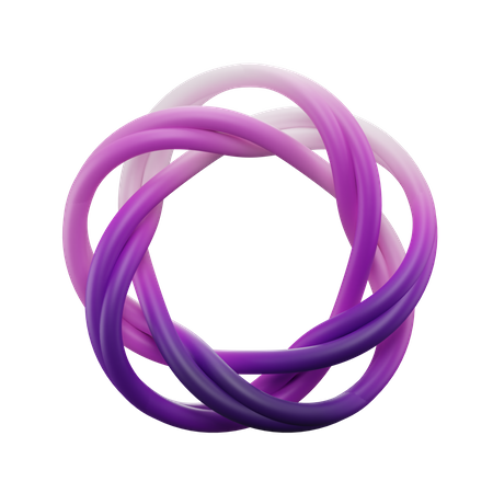 Poly-Twist-Knoten  3D Icon