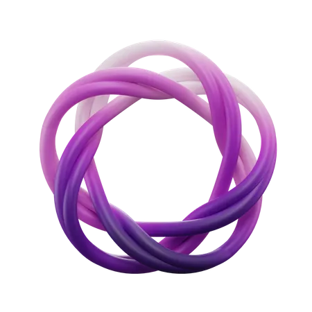 Poly-Twist-Knoten  3D Icon