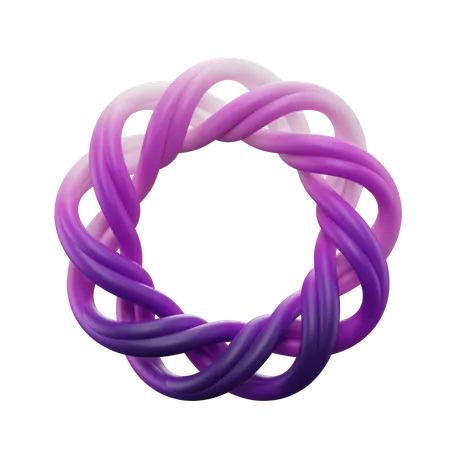Poly-Twist-Knoten  3D Icon