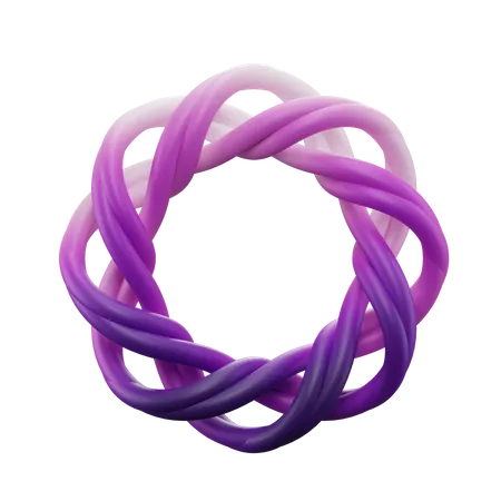 Poly-Twist-Knoten  3D Icon