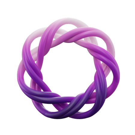 Poly-Twist-Knoten  3D Icon