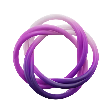 Poly-Twist-Knoten  3D Icon